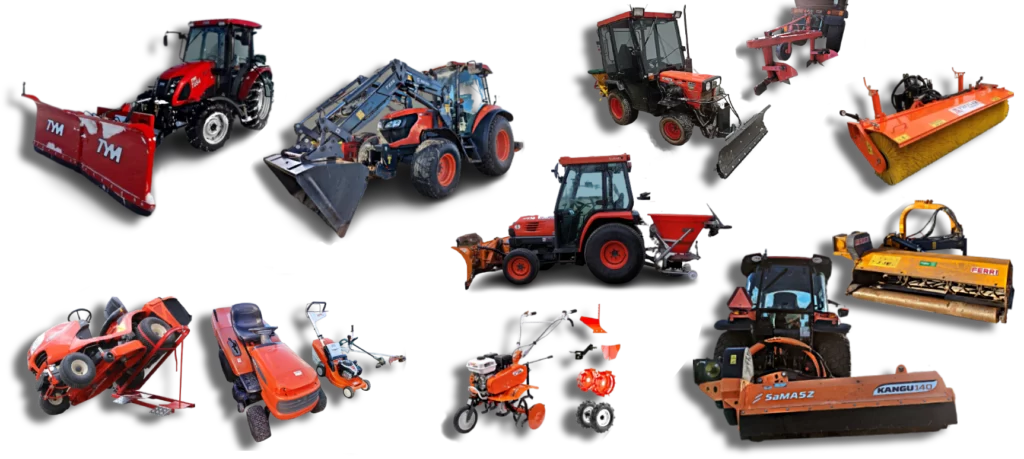 Traktoriai ir jų priedai